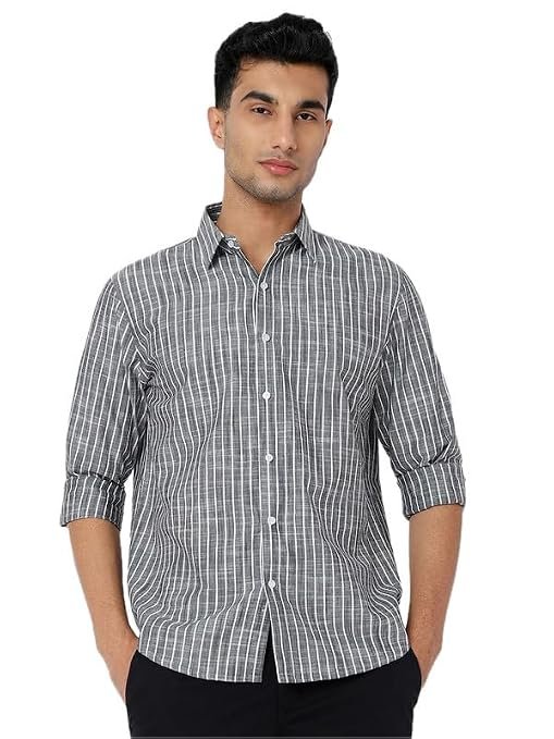MARK & ALBERT Men's Blue Linen Shirt - Image 2