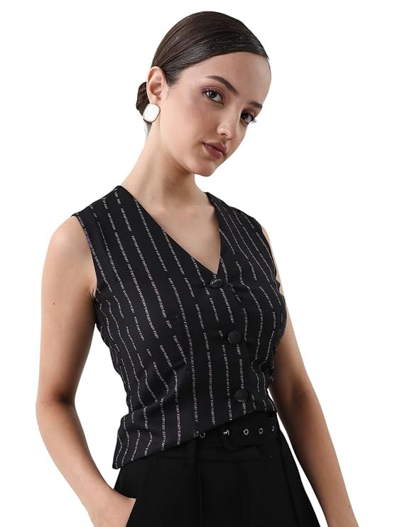 RAREISM Fitted Striped TOP